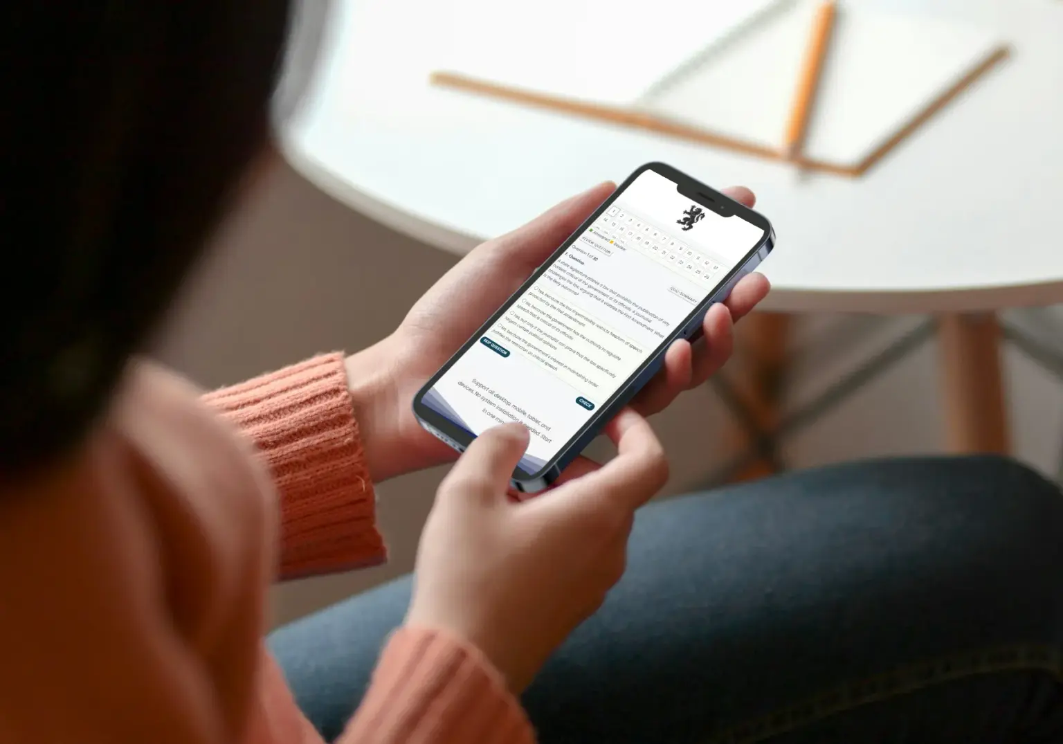 Golf Cert Exam mobile study experience preview